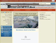 Tablet Screenshot of cityofbeardstown.org